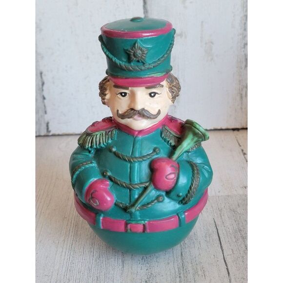 Carlton Cards soldier Nutcracker figure horn xmas home decor - Picture 1 of 6